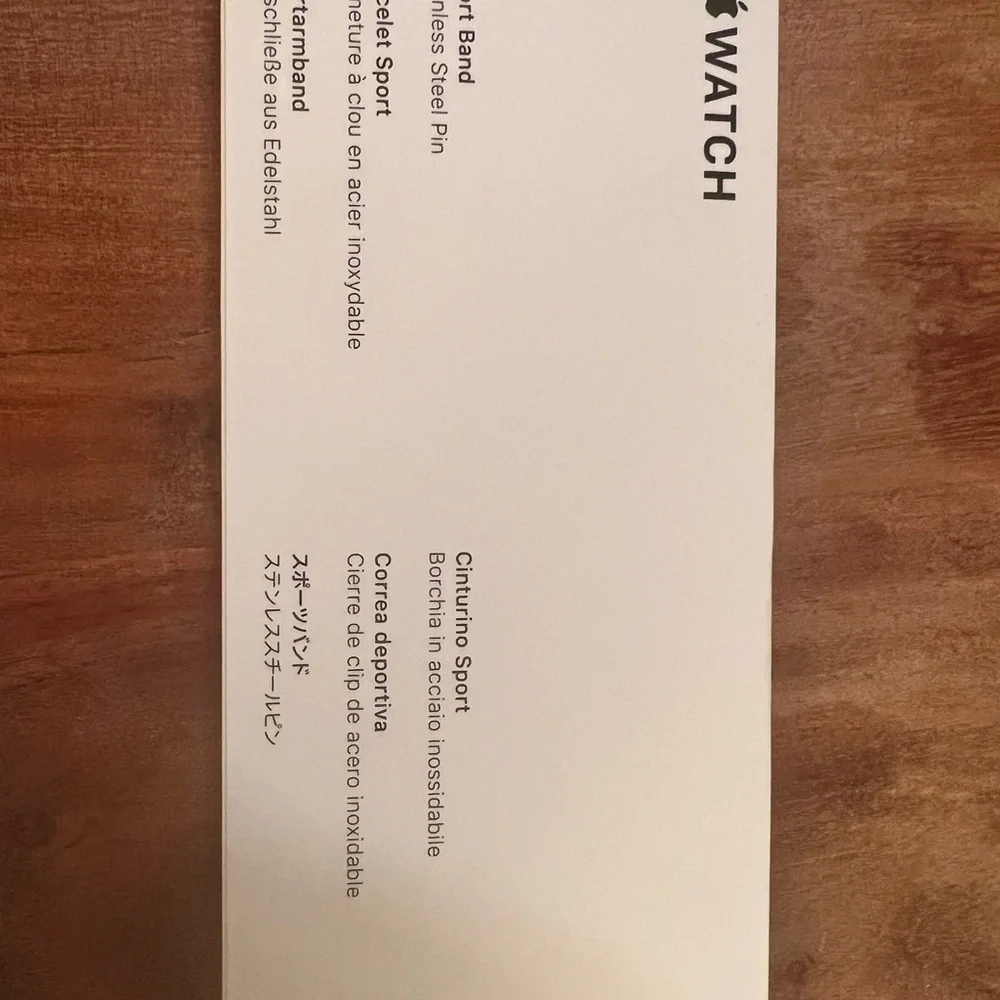 Apple Wristband in Light Gray